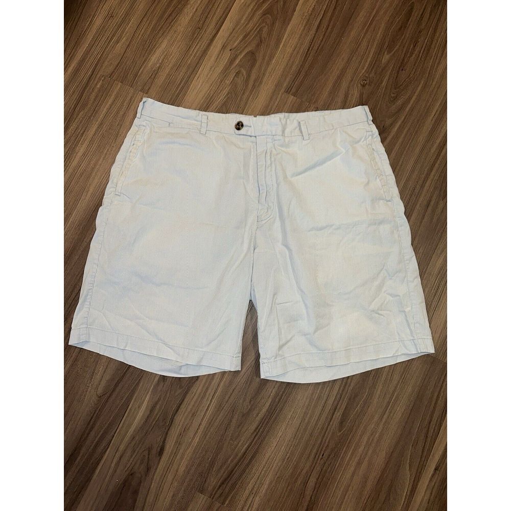 Peter Millar Shorts Mens 38 Blue White Seersucker‎ Featherweight Golf Beach